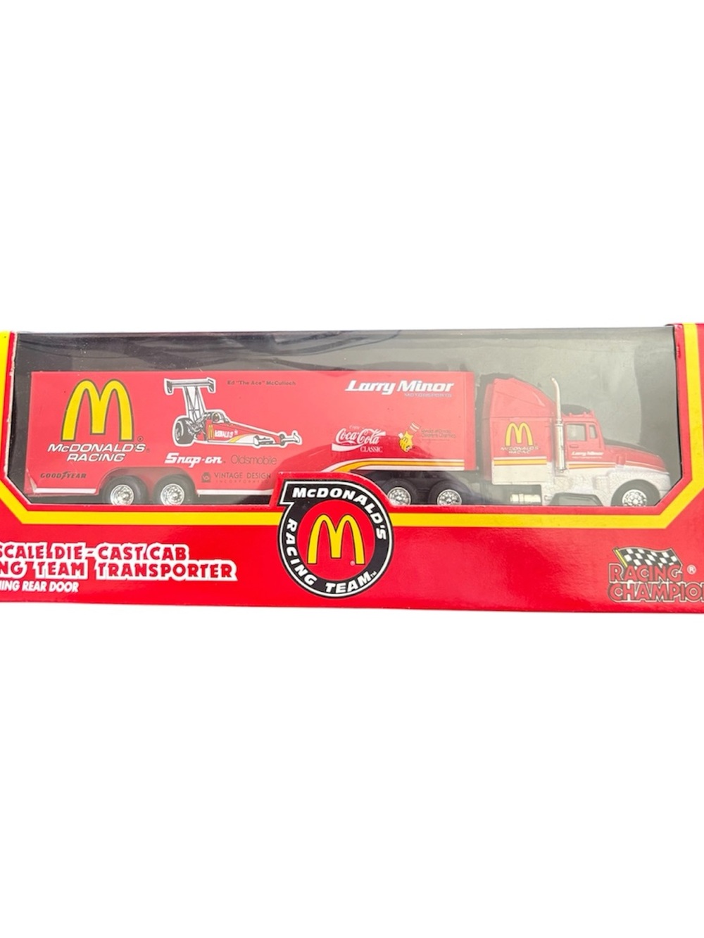 Vintage 1992 Racing Champions McDonald's Racing Transporter Toy Brand new in box